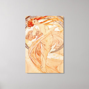 De fyra konturerna - Dance, Art nouveau Canvastryck
