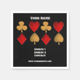 De fyra kostym,Personligen Pappersservett