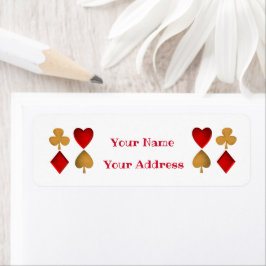 De fyra kostym,Personligen Returadress Etikett