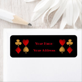 De fyra kostym,Personligen Returadress Etikett