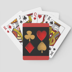 De fyra kostymerna spel kort