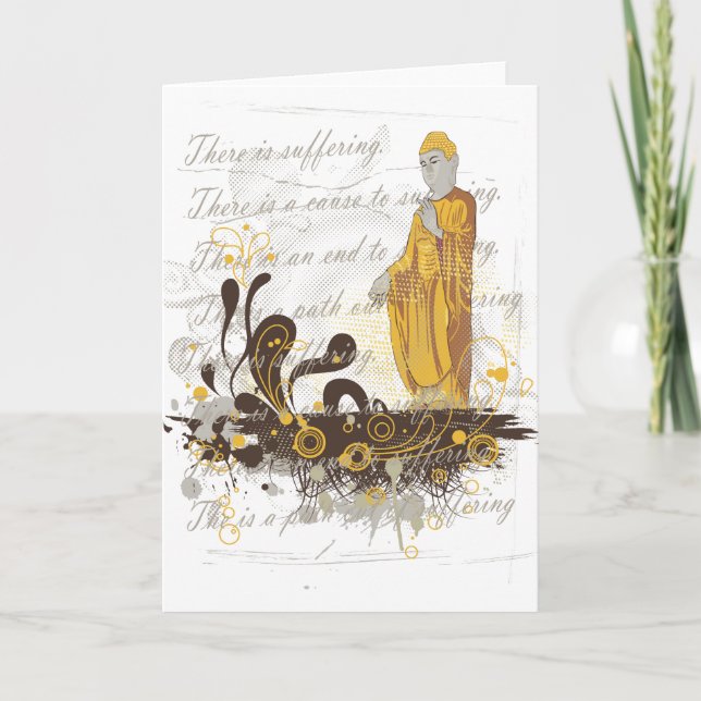 De fyra nobla sanningarna kort (Framsida)