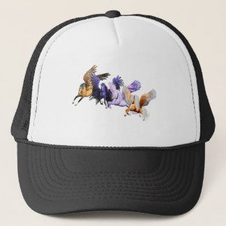 De fyra Pegasi Flies Horses Pegasus Stallions Keps