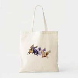 De fyra Pegasi Flies Horses Pegasus Stallions Tygkasse