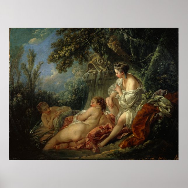 De fyra säsongerna, sommaren - François Boucher Poster (Framsidan)