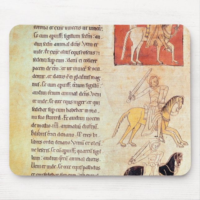 De fyra skicklig ryttare av apokalypset musmatta (Framsidan)