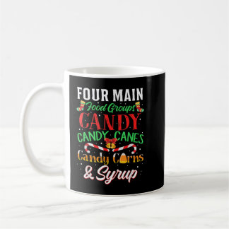 De fyra viktigaste livsmedelsgrupperna Elf Buddy j Kaffemugg