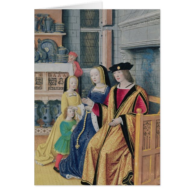 De fyra villkoren av samhälle: Nobility Hälsningskort (Framsidan)