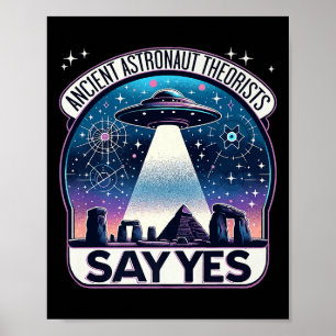 De gamla astronaut-teoristerna säger ja till Utomj Poster