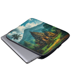 De gamla cendierna i kullarna laptop fodral