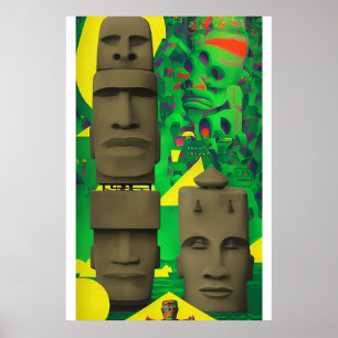 De gamla gudarna är nya igen - Ken Gage Art Poster