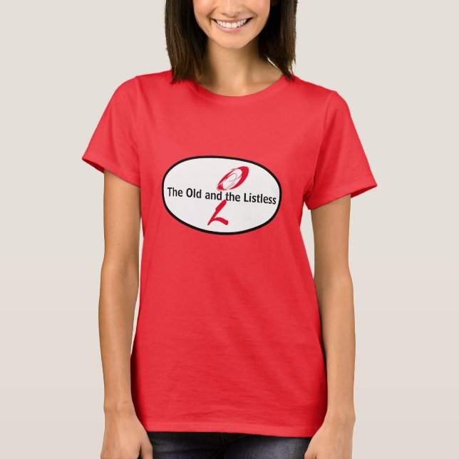 De gamla och de hjälplösa t shirt (Framsida)