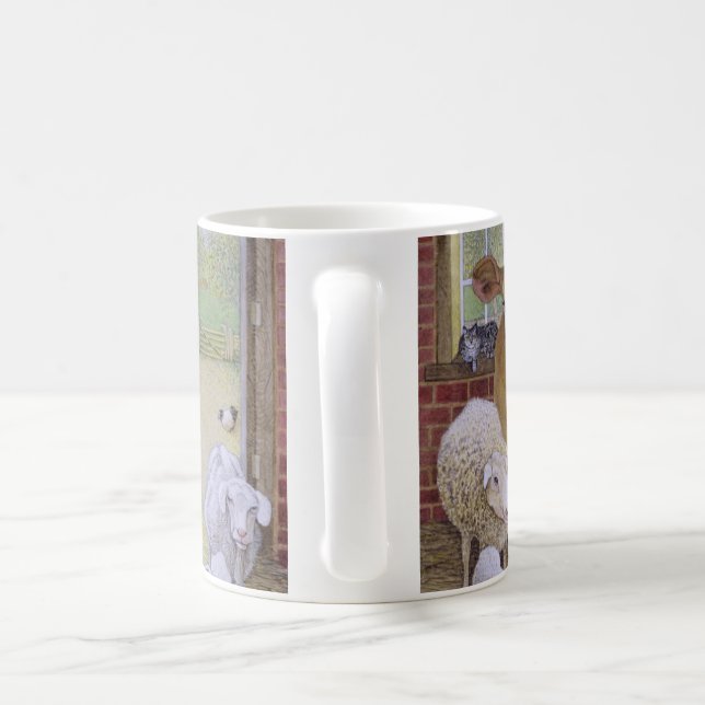 De gammala dagarna kaffemugg (Handtag)