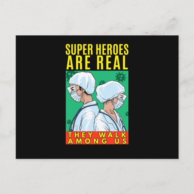 De går bland oss vykort (Framsida)