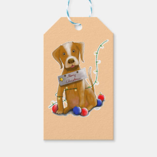 DE/GB Geschenkanhänger Hund/Gift tag dog Presentetikett