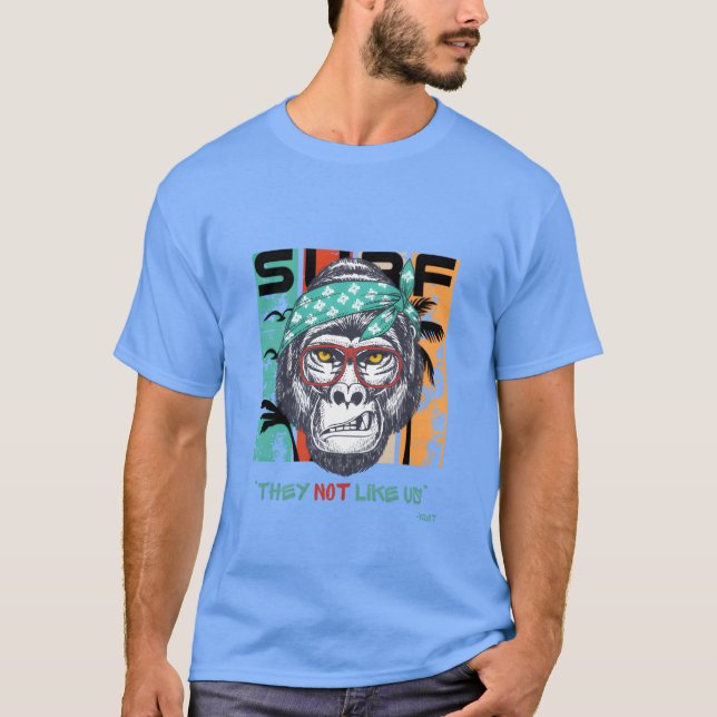 De gillar oss inte Design skjorta rolig T Shirt (Framsida)