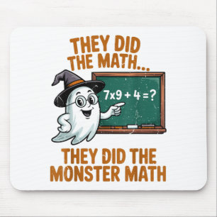 De Gjorde Monster Matematik Lärar Halloween Kostym Musmatta