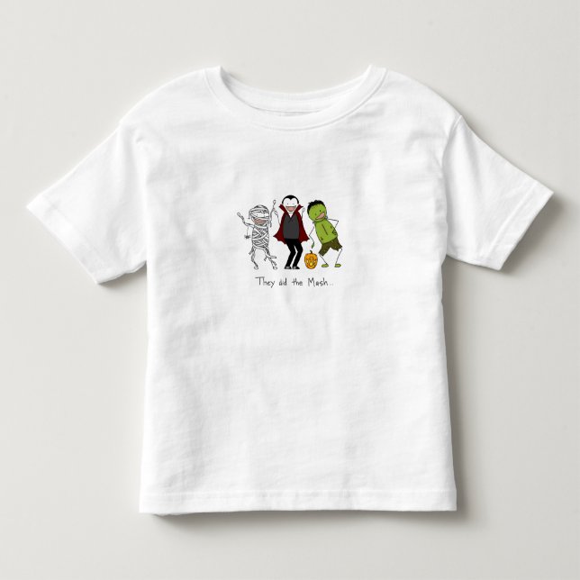 De gjorde mosa - Halloween T Shirt (Framsida)