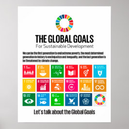 De globala målen Poster