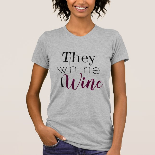 De gnällar I-vinutslagsplatsen Tee Shirt (Framsida)