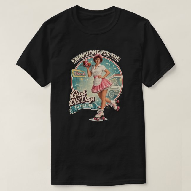 De Goda Gamla Dagarna T Shirt (Design framsida)