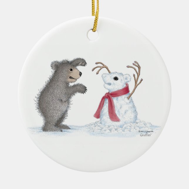 De Gruffies® prydnadarna Julgransprydnad Keramik (Framsidan)