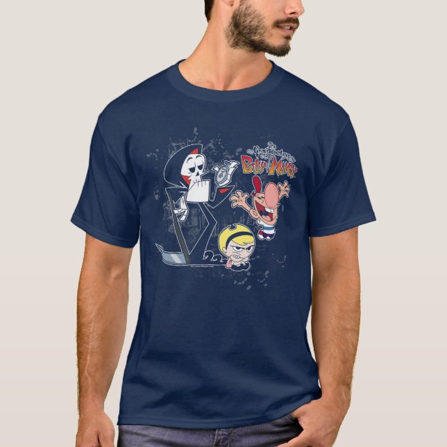 De grymma äventyren av Billy Mandy Splatter Cast g T Shirt (Framsida)