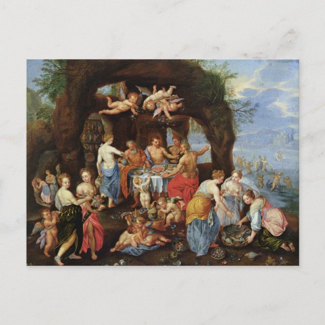 De gudars fest vykort (Framsida)