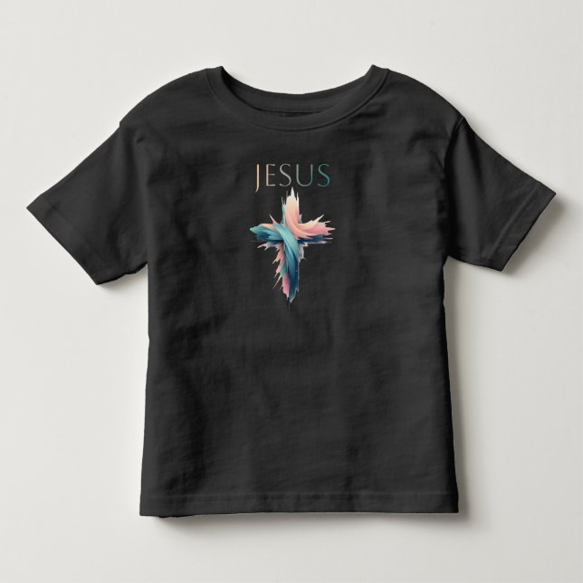 De gudomliga Brushstrokes: Jesu Kor T Shirt (Framsida)