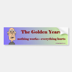 de guld- åren… bildekal