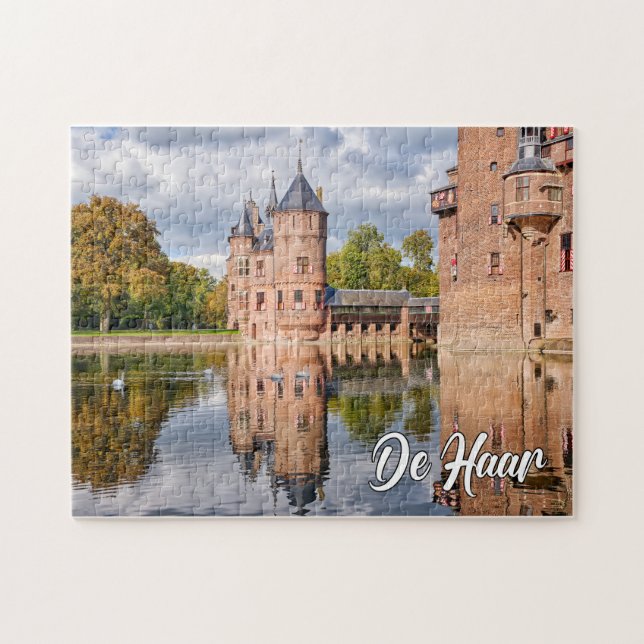 De Haar Castle, Utrecht, Netherlands Pussel (Horisontell)