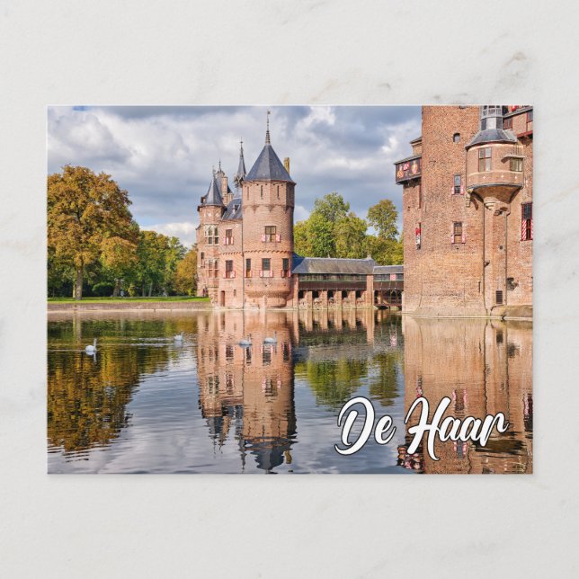 De Haar Castle, Utrecht, Netherlands Vykort (Framsida)