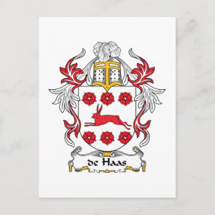 de Haas Family Crest Vykort