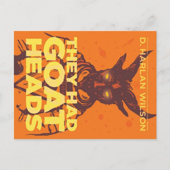 De hade Gott huvud Vykort (Framsida)