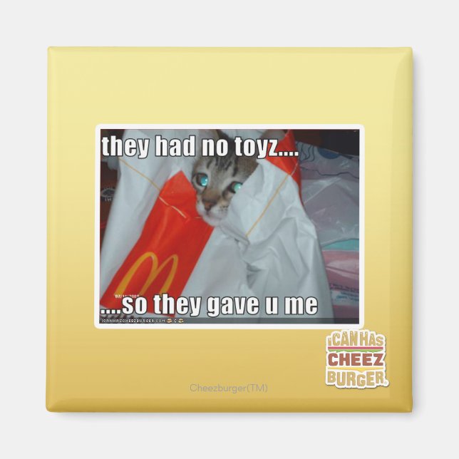 De hade ingen leksak magnet (Framsidan)