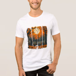 de Halloween Spooky Season Cementerio T Shirt