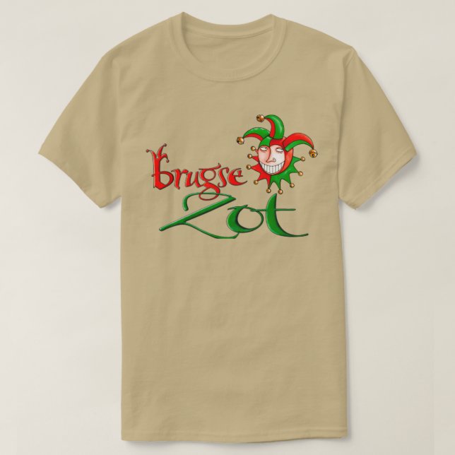 De Halve Maan Brugse Zot T Shirt (Design framsida)