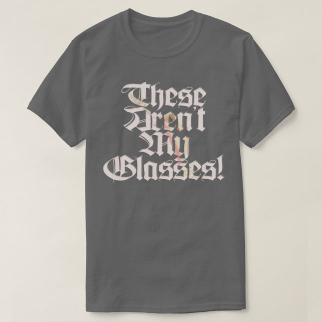 De här armarna mina glasögon t shirt (Design framsida)