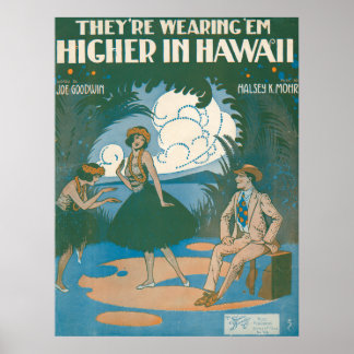 De har "Em Higher in Hawaii" Poster