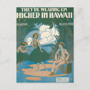 De har "Em Higher in Hawaii" Vykort