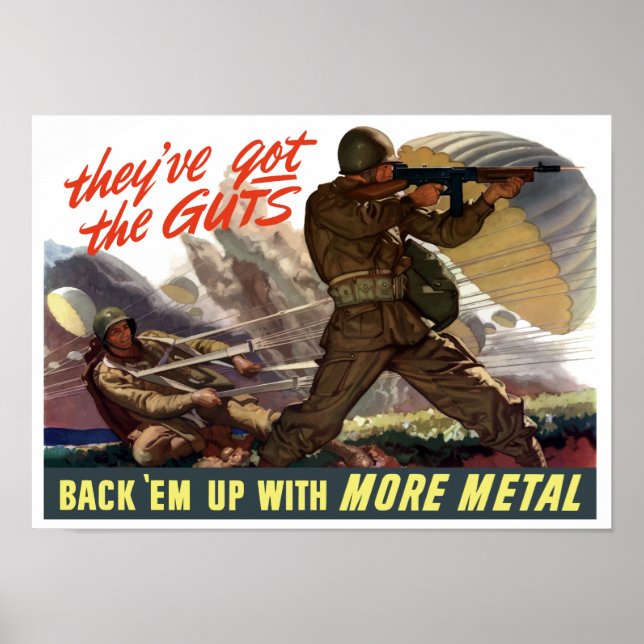 De har Har på sinnet - backa upp dem med mer Metal Poster (Framsidan)