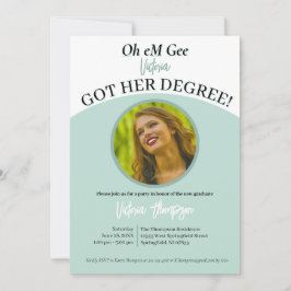 De har sin examen, lustigt Studenten Inbjudningar