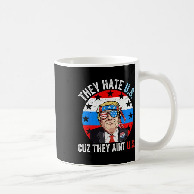 De hatar oss Cuz.. De är inte uss fjorton juli. Kaffemugg (Höger)