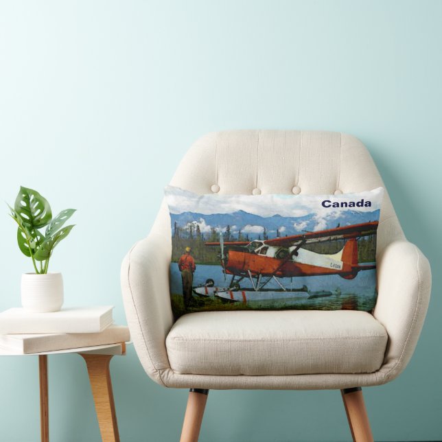 De Havilland Beaver Floatplan Lumbarkudde (Stol)