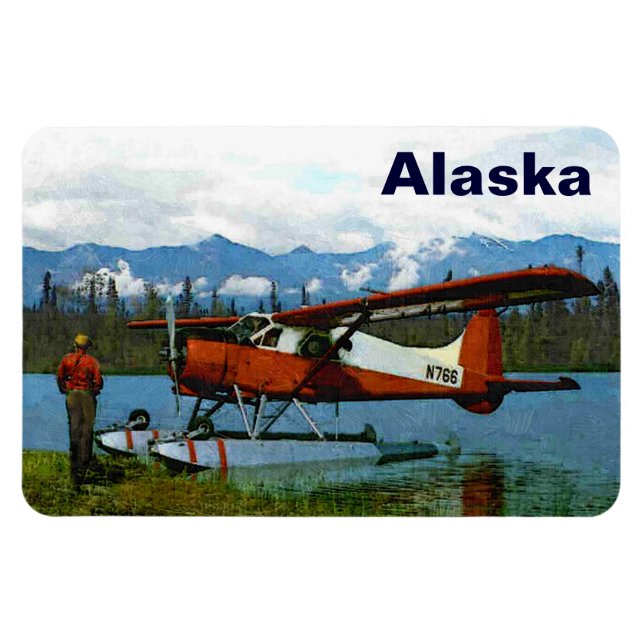 De Havilland Beaver Floatplan Magnet (Horisontell)