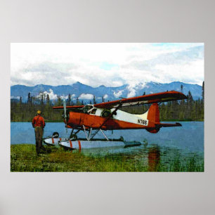 De Havilland Beaver Floatplan Poster