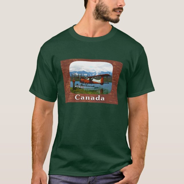 De Havilland Beaver Floatplan Tee Shirt (Framsida)