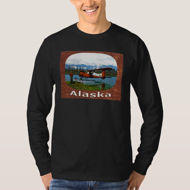 De Havilland Beaver Floatplan Tee Shirt (Framsida)
