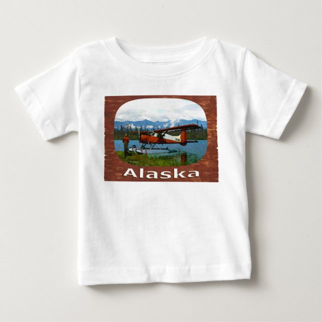 De Havilland Beaver Floatplan Tee Shirt (Framsida)
