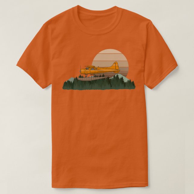 de Havilland Beaver om Flutit  T Shirt (Design framsida)
